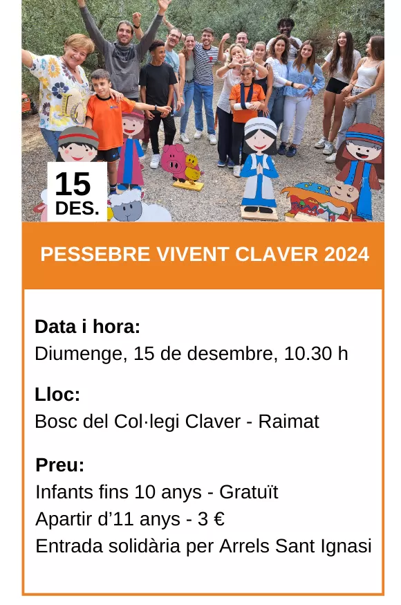 Agenda 15/12/2024 - Pessebre Vivient 