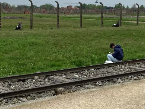 Experiència de sentit Auschwitz de 1r de Batxillerat, del programa Escenari Frontera