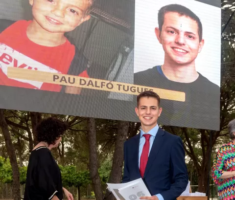 Pau Dalfó, alumne de 2n BAT, finalista a les Olimpíades d'Economia. 