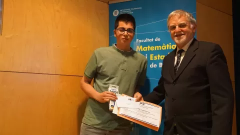 Oriol Sirat, alumne de 2n BAT, guanyador d'un premi pel seu treball de recerca