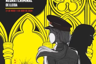 Cartell del concurs de novel·la negra i criminal "El Segre de Negre"