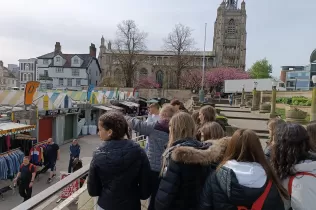 Alumnes de 4t ESO-TQE participants de l'inrercanvi de llengua anglesa a Norwich