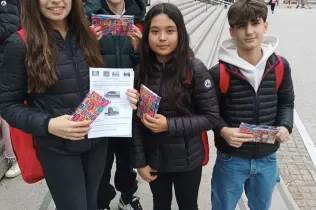 Alumnes de 4t ESO-TQE participants de l'inrercanvi de llengua anglesa a Norwich