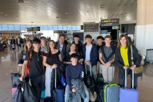 Alumnes de 4t ESO-TQE participants de l'inrercanvi de llengua alamanya a  Sankt Blasien 