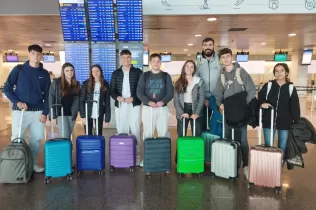 Alumnes de 4t ESO-TQE participants de l'inrercanvi de llengua anglesa a Koblenz