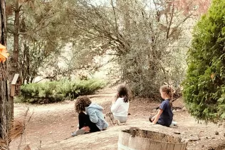 Jornada d'escola bosc d'alumnes de la PIN en el marc del projecte Claver Natura