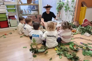 Alumnat de Jesuïtes Bellvitge amb les Llars d'Infants de l'Hospitalet