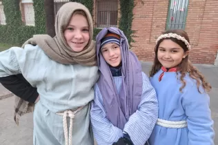 Making of i figurants del Pesebre Vivent al bosc del Claver 2024