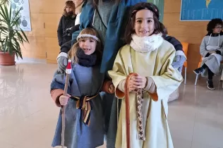 Making of i figurants del Pesebre Vivent al bosc del Claver 2024