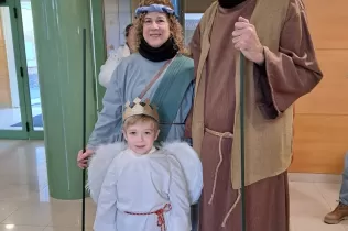 Making of i figurants del Pesebre Vivent al bosc del Claver 2024