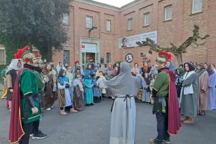 Making of i figurants del Pesebre Vivent al bosc del Claver 2024