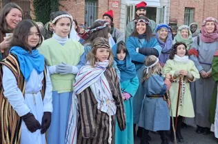 Making of i figurants del Pesebre Vivent al bosc del Claver 2024