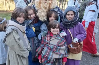 Making of i figurants del Pesebre Vivent al bosc del Claver 2024