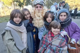 Making of i figurants del Pesebre Vivent al bosc del Claver 2024