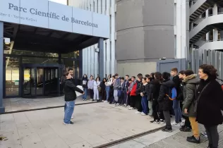 Alumnat del Joan XXIII al Parc Científic de Barcelona