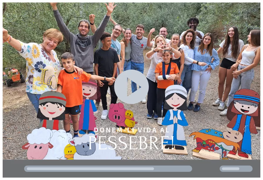 Foto del vídeo per la participació al Pessebre Vivent del Claver 2024